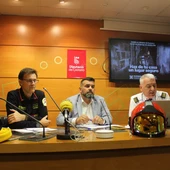 El Diputado de Bomberos, David Vicente, durante la presentación de la campaña. El Diputado de Bomberos, David Vicente, durante la presentación de la campaña.