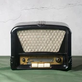 Imagen de una radio antigua Imagen de una radio antigua