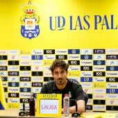 José Campaña en su presentación con Las Palmas