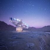 Recreación artística del telescopio ExoLife Finder (ELF) que será una de las infraestructuras que se beneficiará de las innovaciones de LIOM