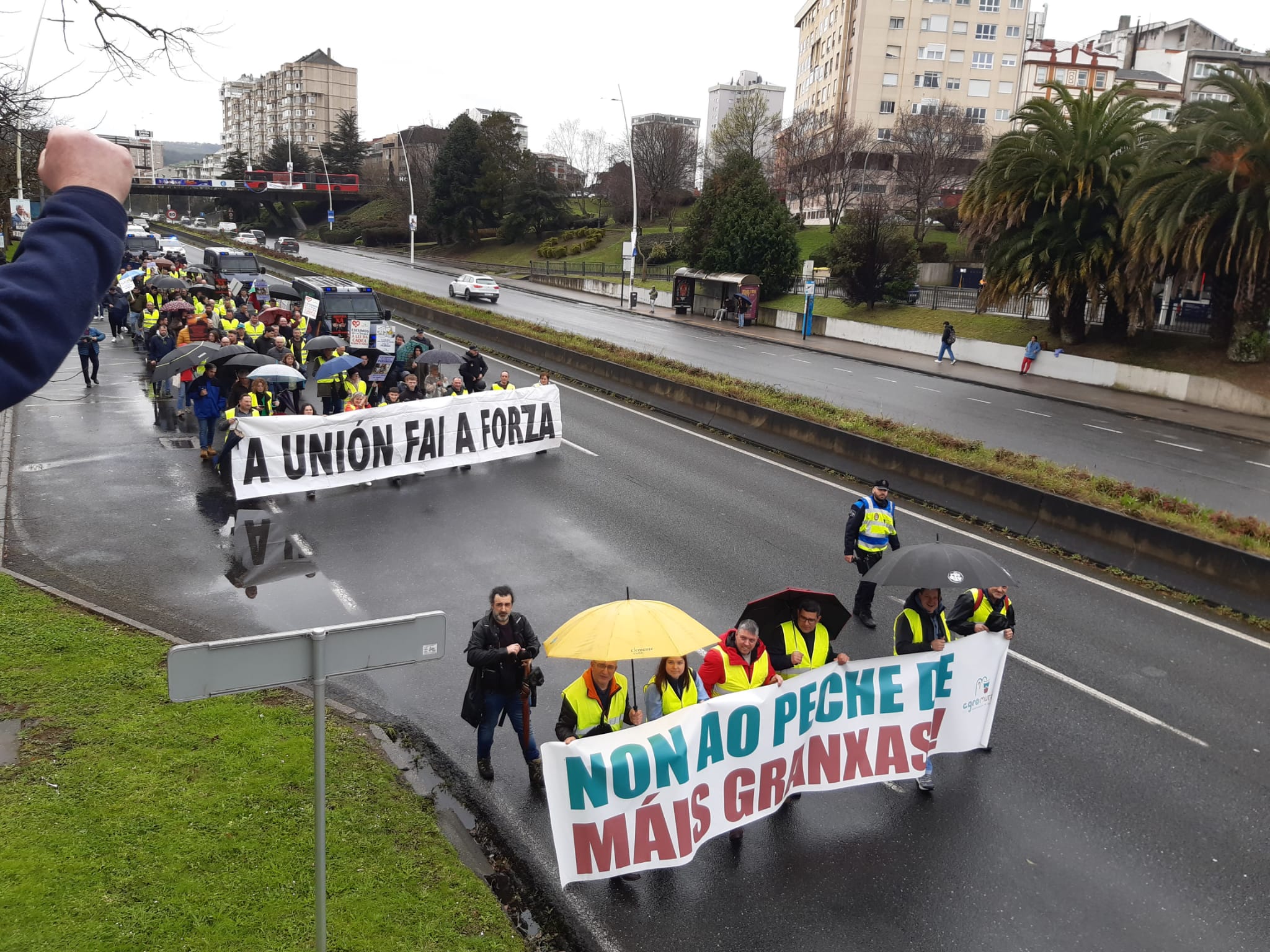 Agromuralla trasladó a A Coruña sus quejas por la políticas de la agenda 20-30 Agromuralla trasladó a A Coruña sus quejas por la políticas de la agenda 20-30