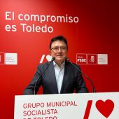 Teo García, concejal del Grupo Municipal socialista del Ayuntamiento de Toledo