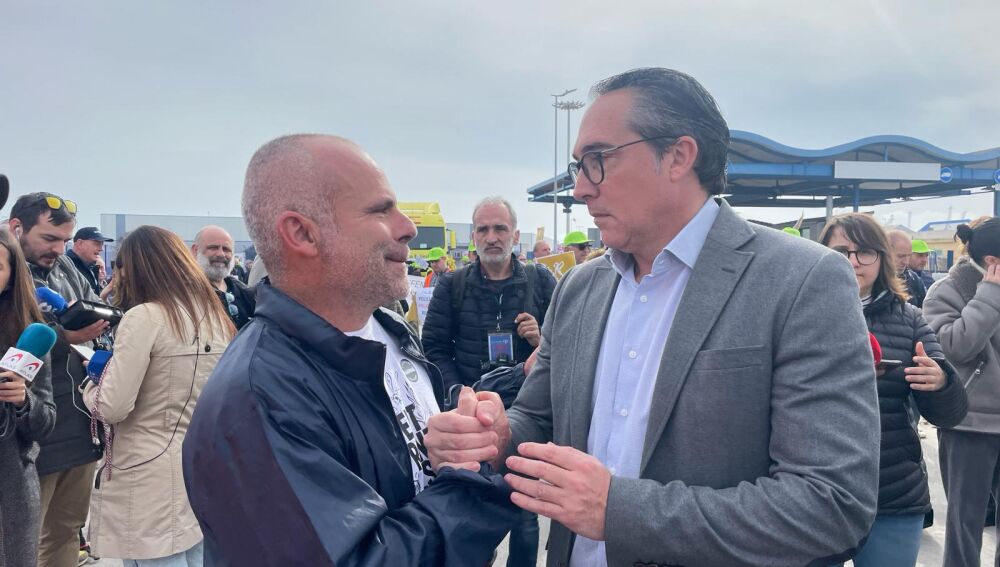 Carles Peris (Unió Llauradora) y Rubén Ibáñez (Port Castelló)