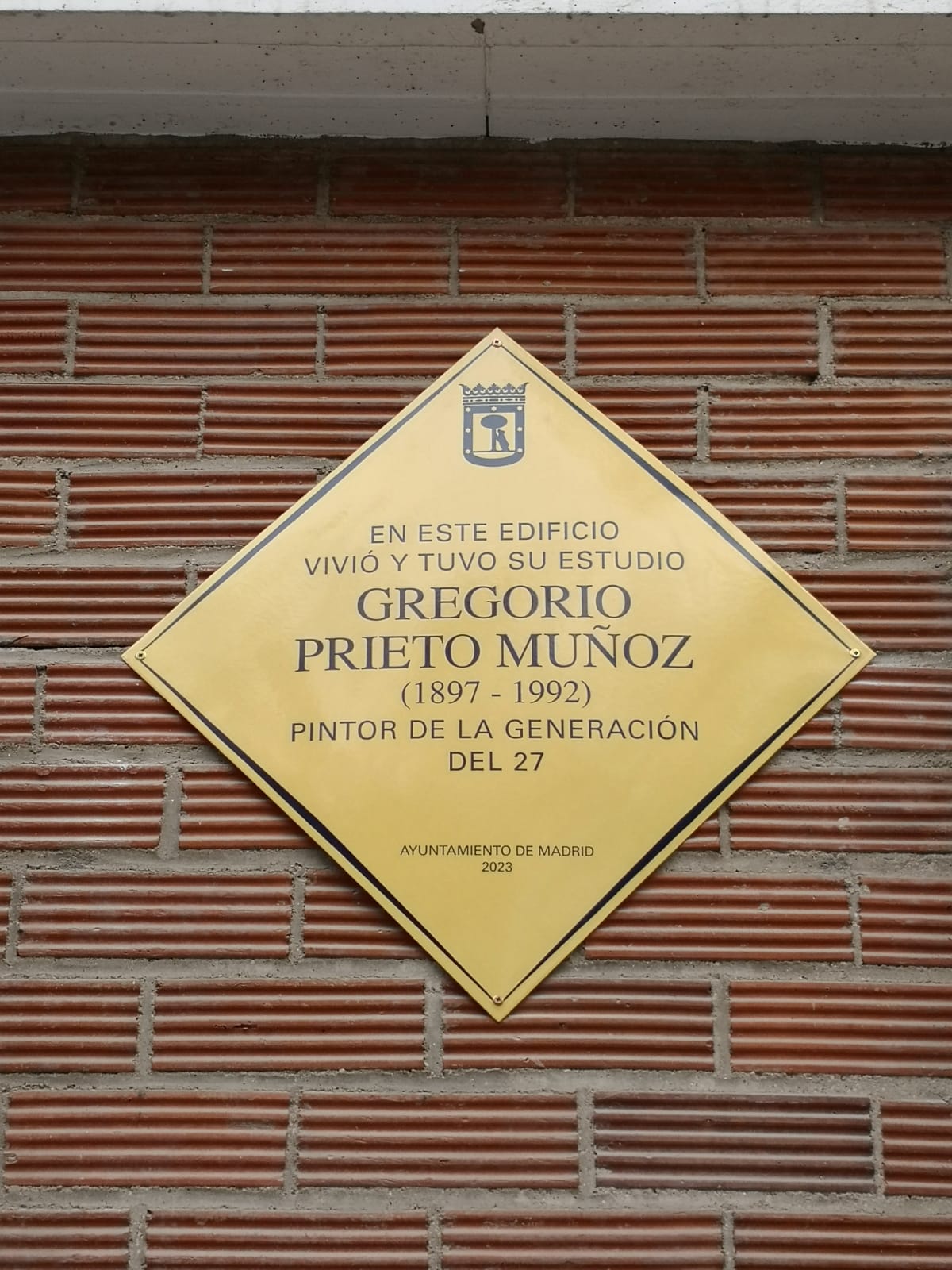 Madrid rinde homenaje a Gregorio Prieto Madrid rinde homenaje a Gregorio Prieto
