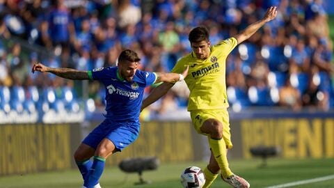 Gerard Moreno ante el Getafe