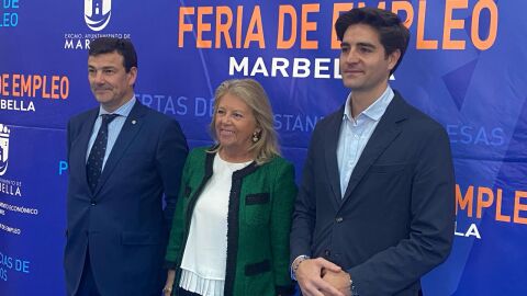 Crist&oacute;bal Garre, &Aacute;ngeles Mu&ntilde;oz y Alejandro Freijo