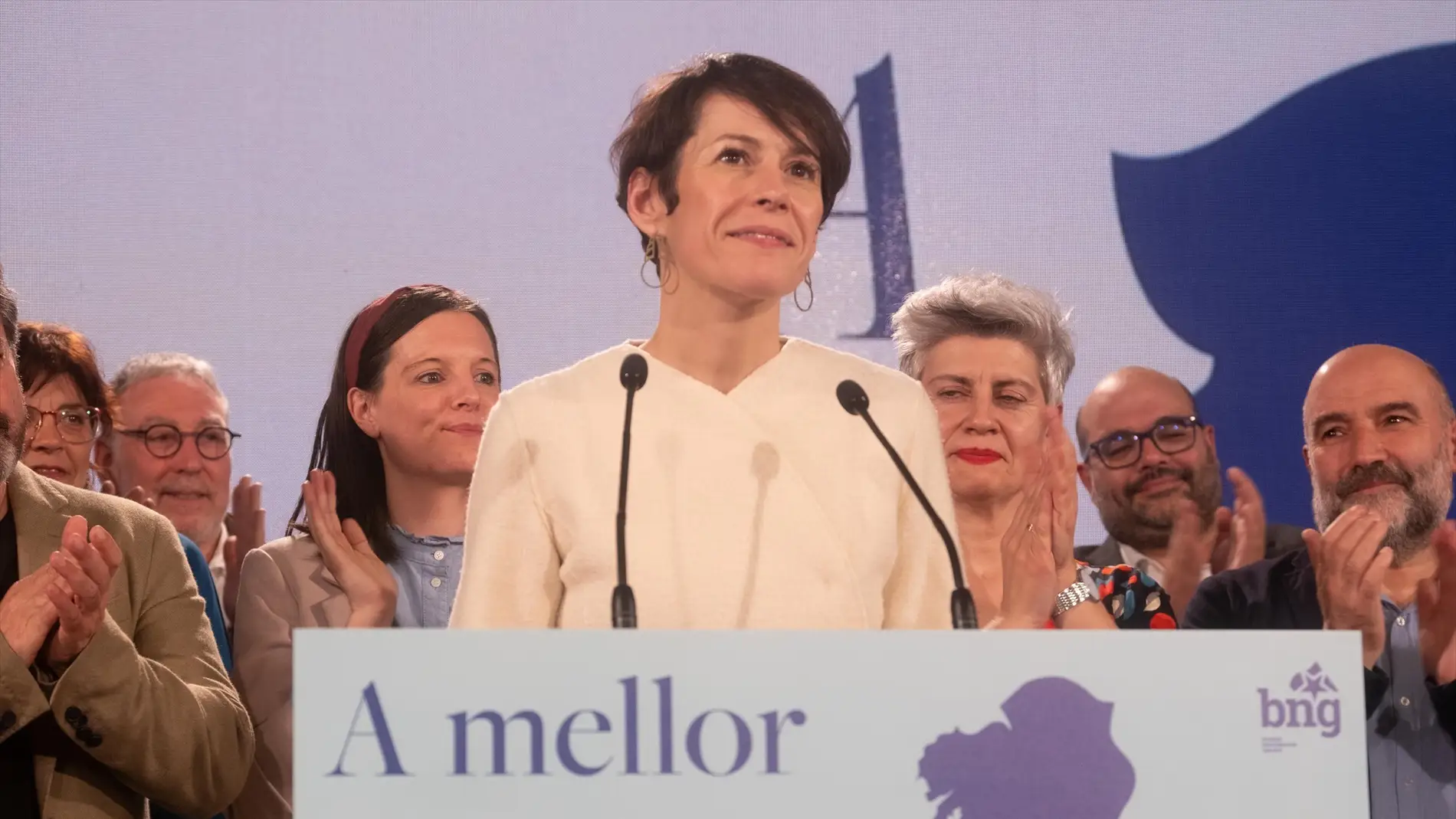 La candidata del BNG a la Xunta de Galicia, Ana Pontón