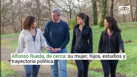 Alfonso Rueda, de cerca: su mujer, hijos, estudios y trayectoria política