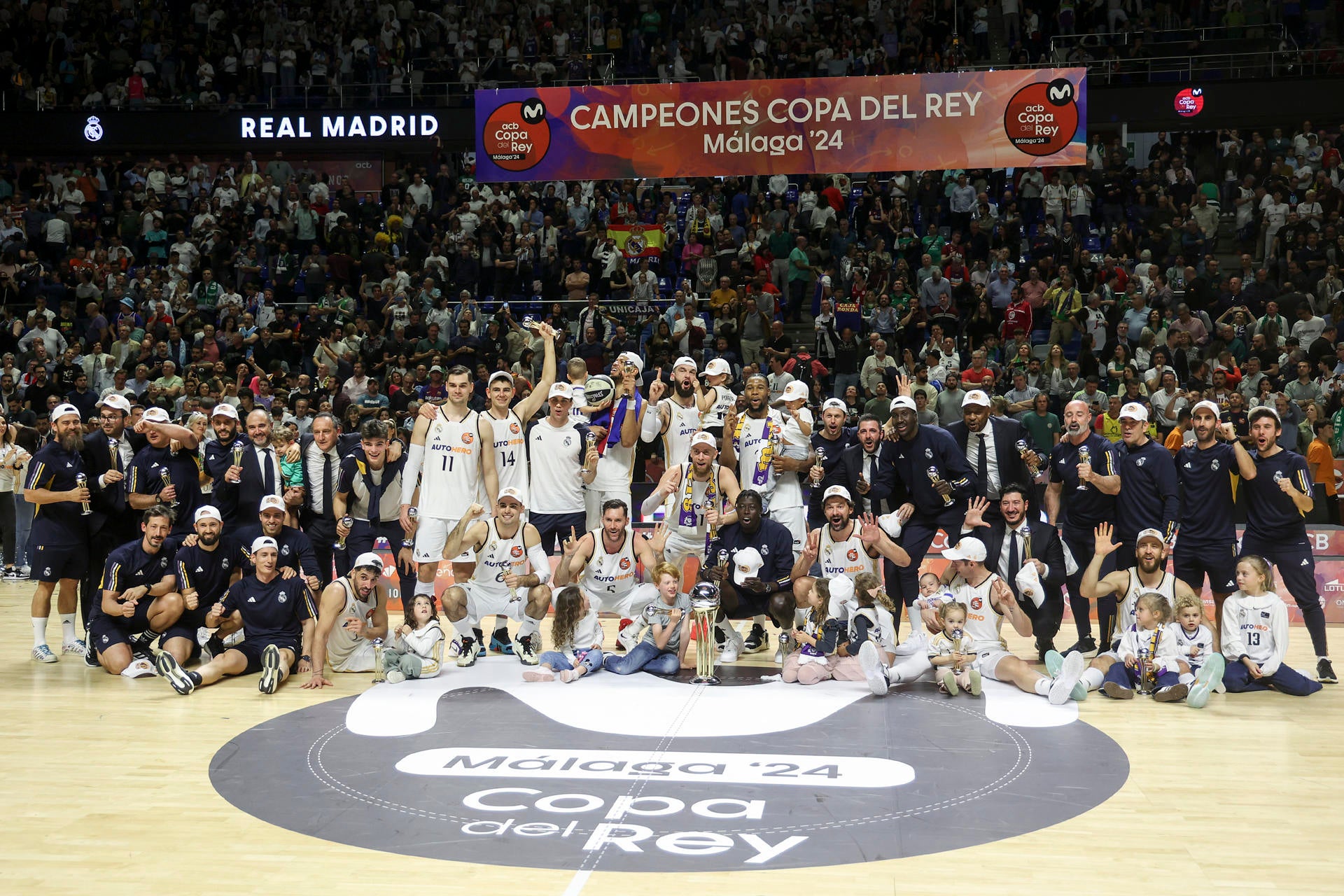 El Real Madrid, campeón de la Copa del Rey de baloncesto El Real Madrid, campeón de la Copa del Rey de baloncesto