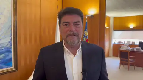 El alcalde de Alicante, Luis Barcala El alcalde de Alicante, Luis Barcala