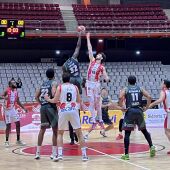 Imagen del partido del Gijón Basket