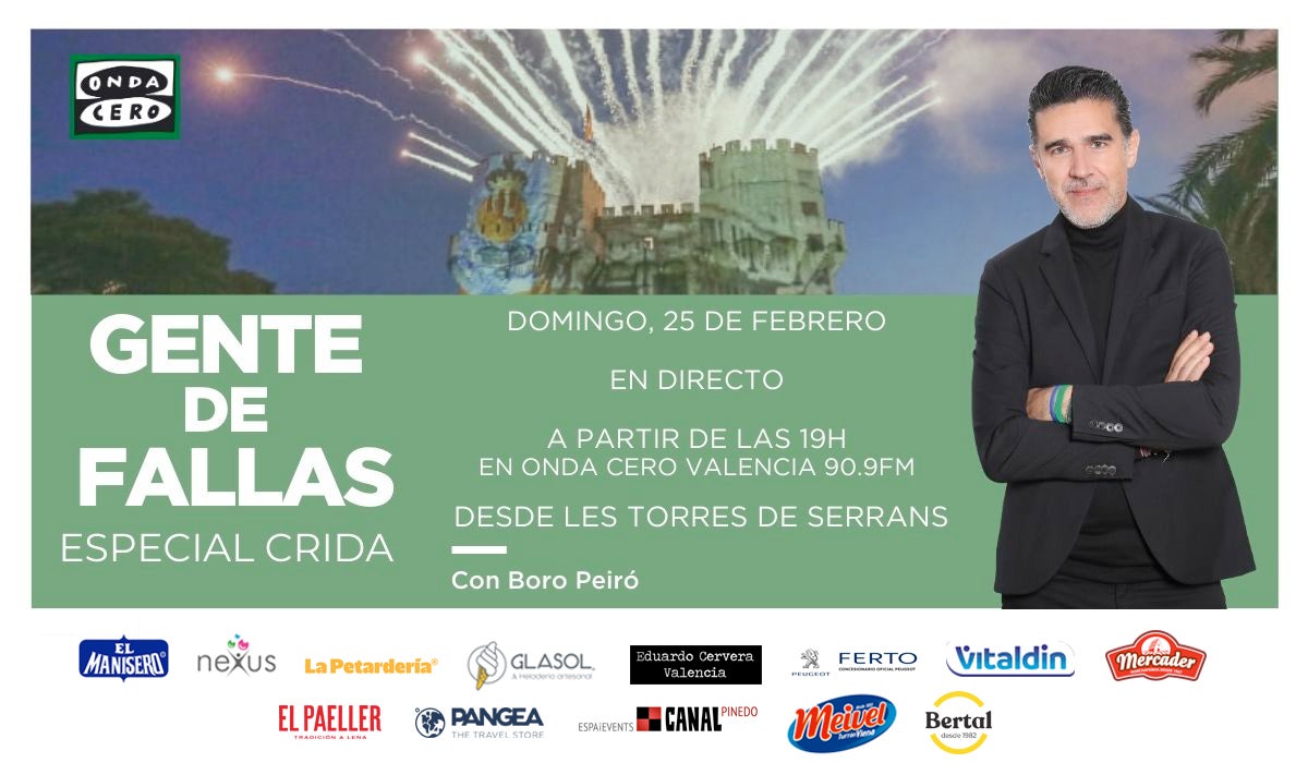 Gente de Fallas en directo desde la Crida Gente de Fallas en directo desde la Crida