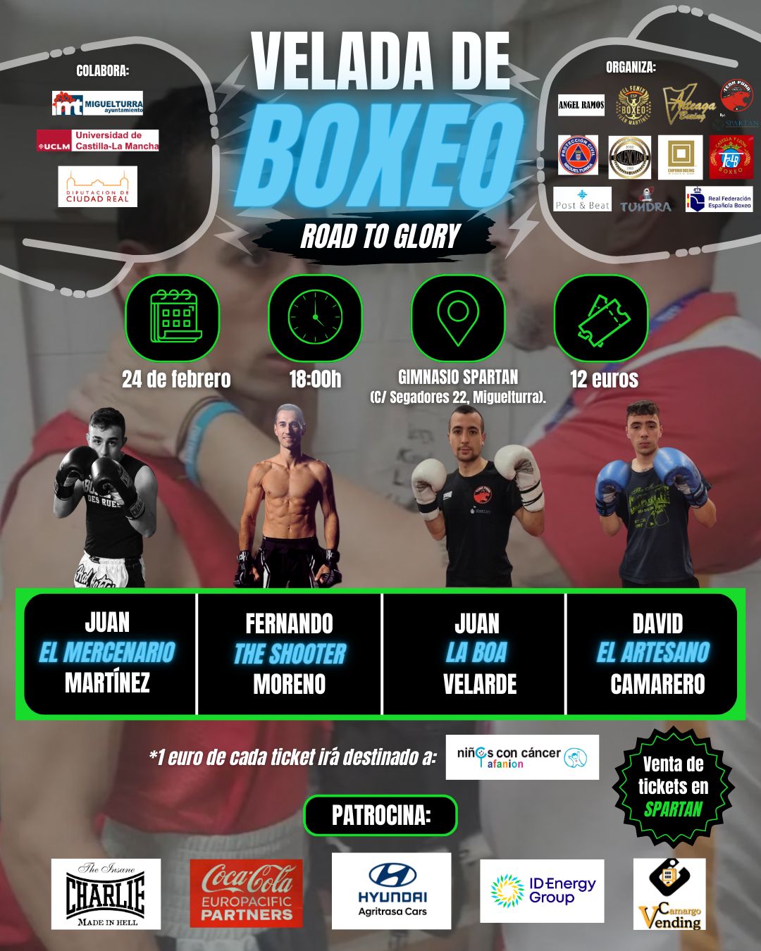 Este sábado 24 de febrero Velada de Boxeo en Miguelturra Este sábado 24 de febrero Velada de Boxeo en Miguelturra