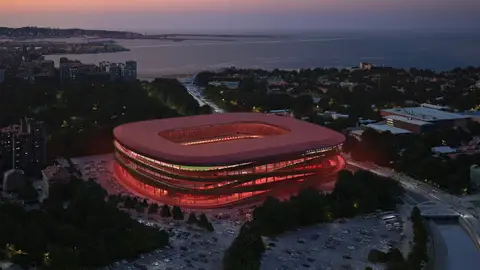 Maqueta del Molinón 2030 Maqueta del Molinón 2030