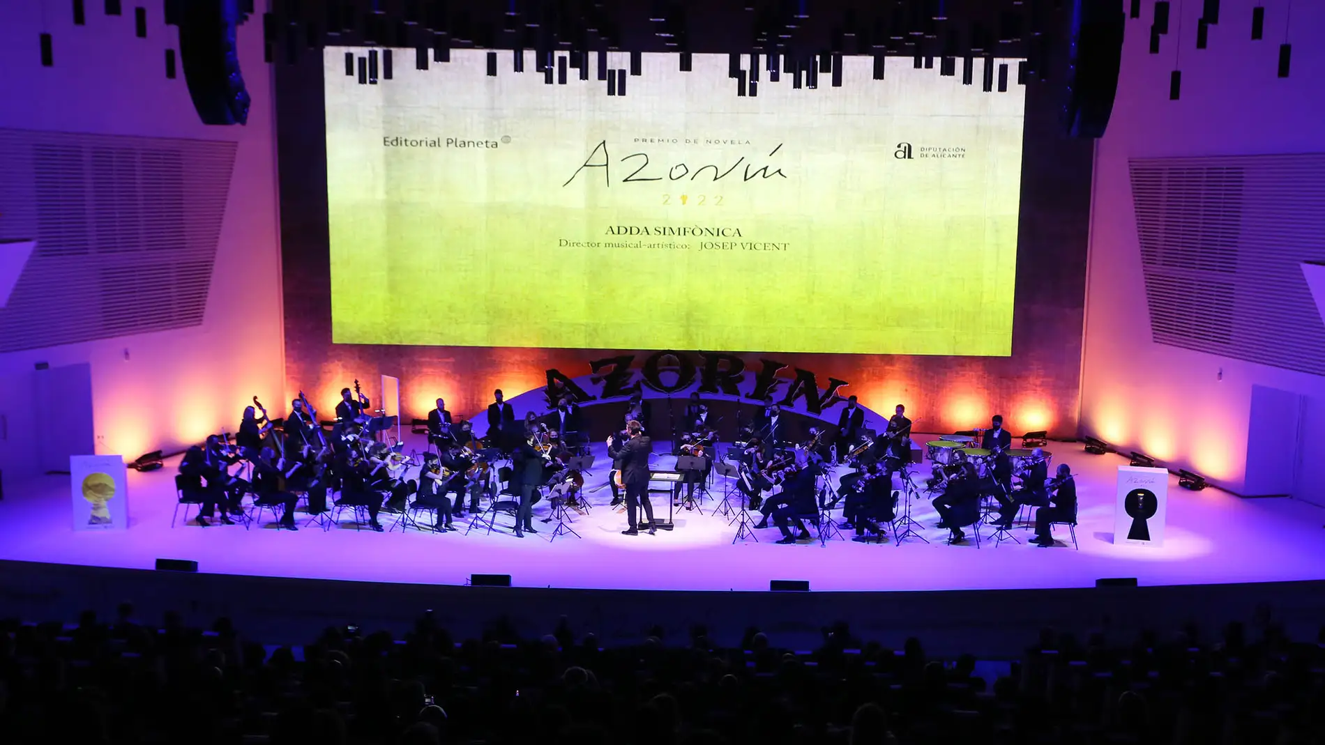 Un momento de la gala del Premio Azorín de 2023 en el ADDA 