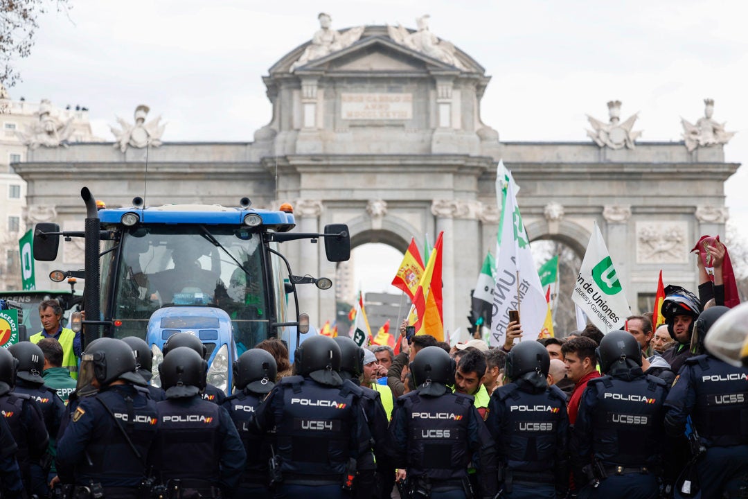 Els pagesos catalans alcen la veu a Madrid Els pagesos catalans alcen la veu a Madrid