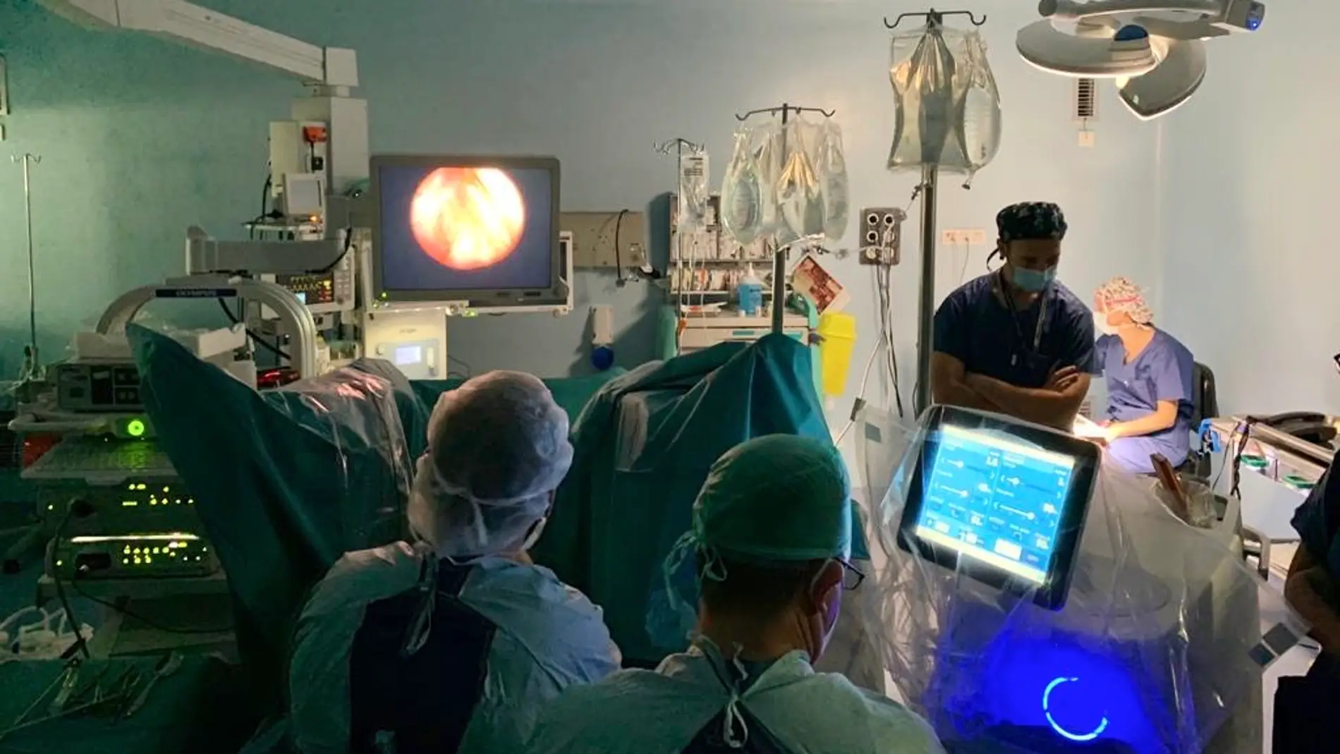 Intervención quirúrgica en el Hospital Universitario Son Llàtzer (Mallorca)