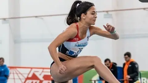 Victoria Briso, atleta Segoviana. Atletismo femenino segoviano