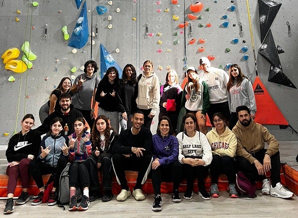 Éxito de la excursión al rocódromo de Alicante organizada por Juventud de L'Alfàs del Pi Éxito de la excursión al rocódromo de Alicante organizada por Juventud de L'Alfàs del Pi