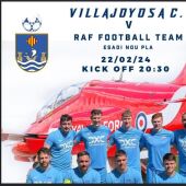 El C.F. Villajoyosa se enfrentará mañana en partido amistoso contra el equipo de la RAF británica