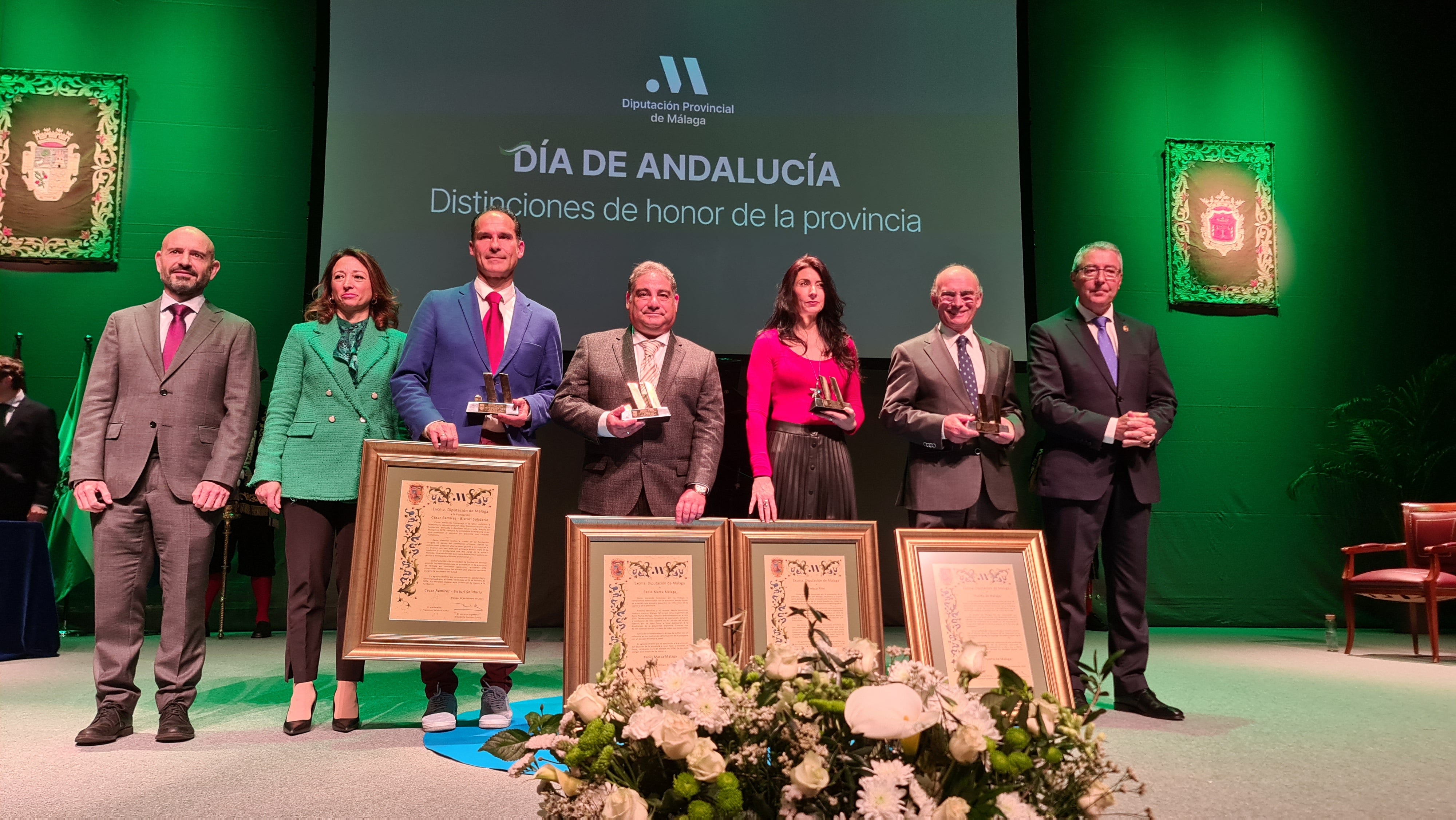 La Diputación Provincial entrega sus galardones 'M de Málaga' con motivo del Día de Andalucía La Diputación Provincial entrega sus galardones 'M de Málaga' con motivo del Día de Andalucía