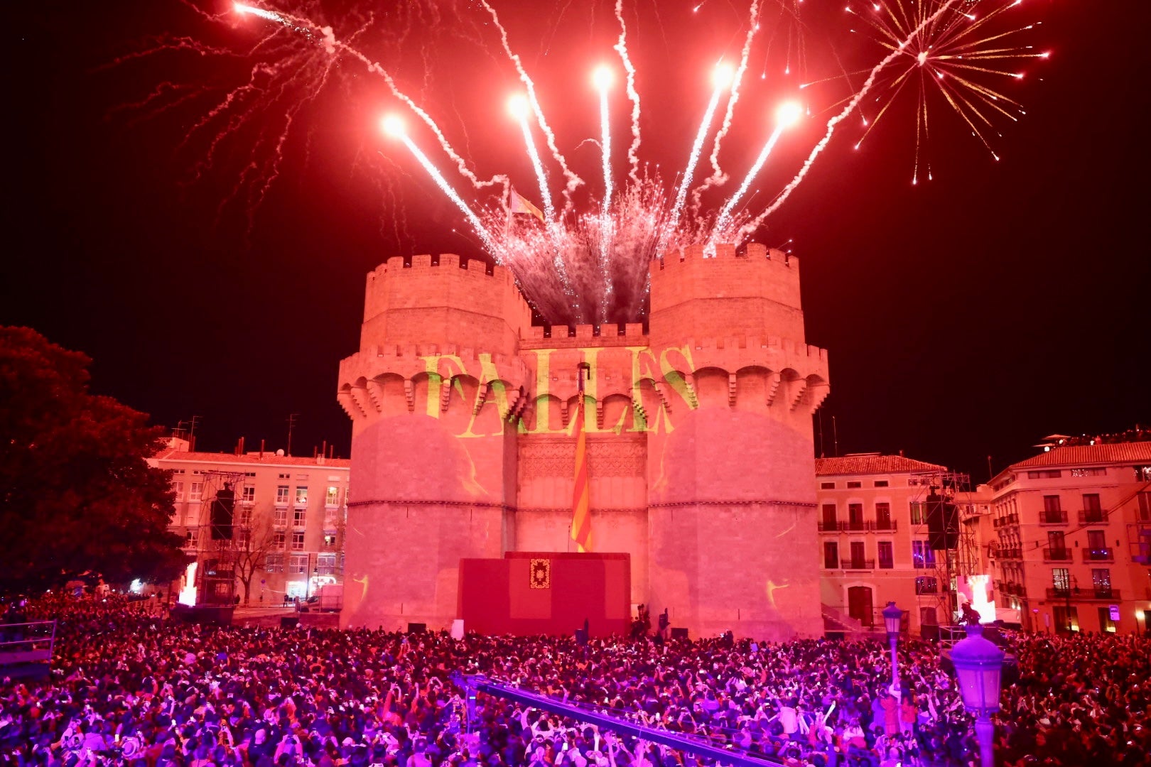 Todo preparado en València para la “Crida” del domingo Todo preparado en València para la “Crida” del domingo