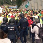 Protesta de Agricultores en Algeciras