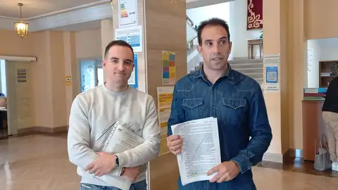 Juan Manuel Gea y Óscar de Diego, portavoces Plataforma por la Travesía de San Rafael Plataforma por la Travesía de San Rafael