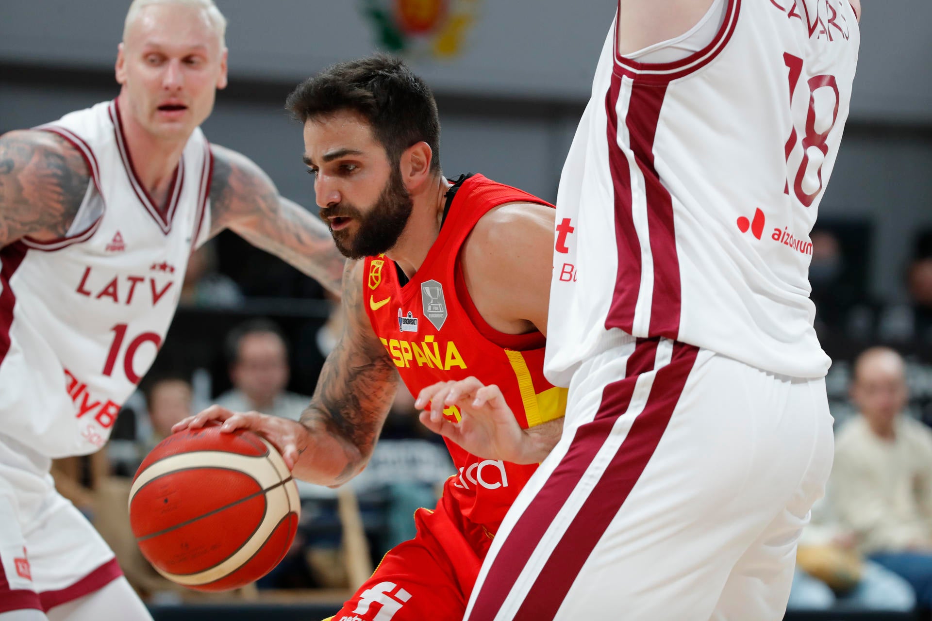 España pincha en hueso de nuevo contra Letonia en el regreso de Ricky Rubio España pincha en hueso de nuevo contra Letonia en el regreso de Ricky Rubio