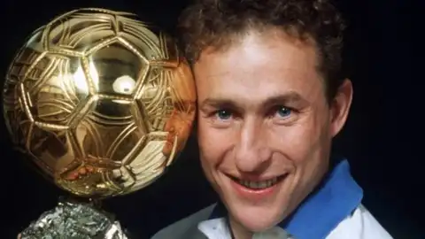 Papin con el Balón de Oro Papin con el Balón de Oro