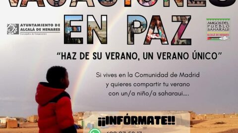 Cartel del programa Vacaciones en Paz