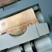 Billetes de euro | Imagen de archivo Billetes de euro | Imagen de archivo
