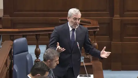 Fernando Clavijo en el Parlamento de Canarias El presidente del Gobierno en el ParCan