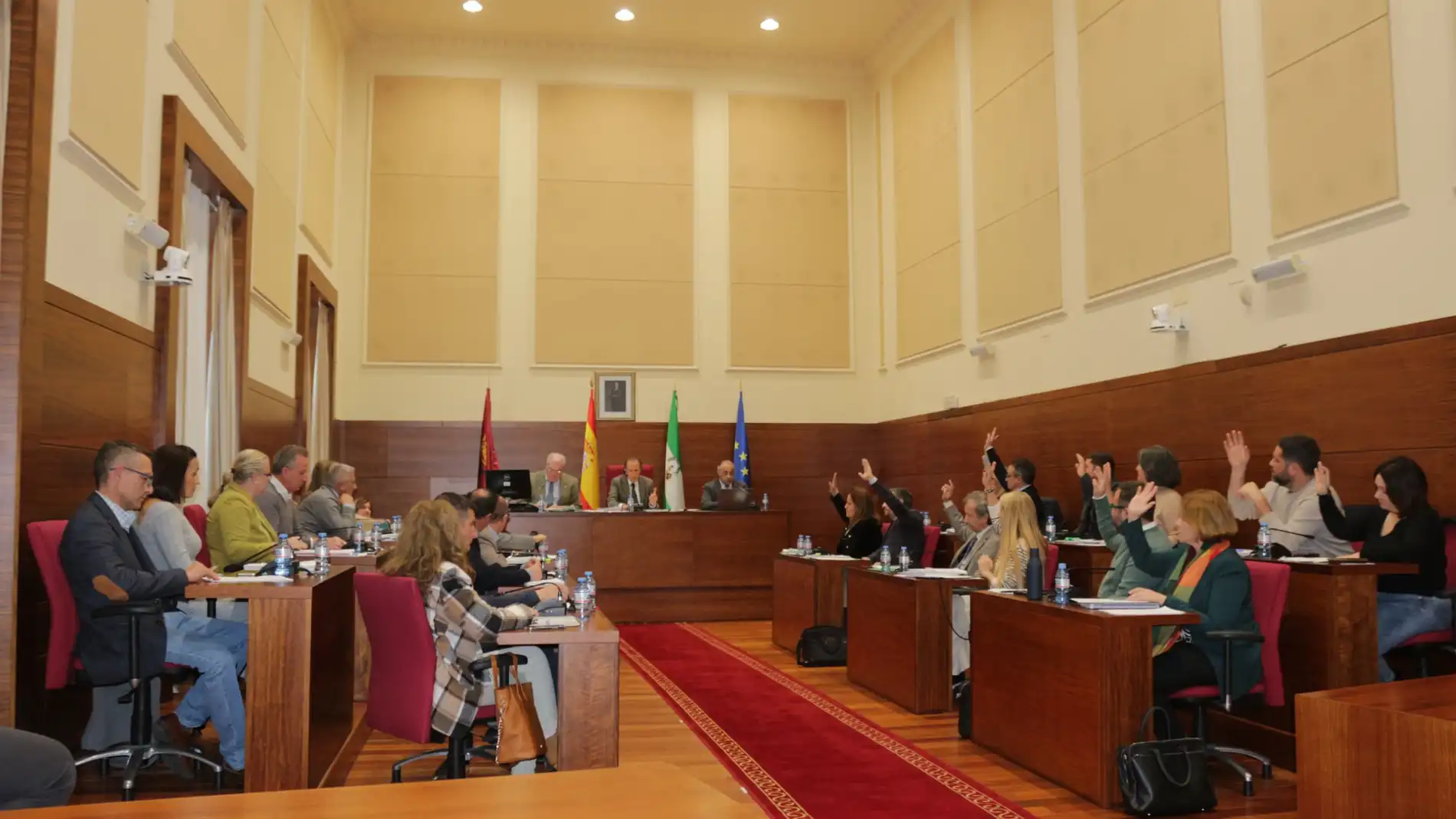 Imagen del pleno del Ayuntamiento de Chiclana