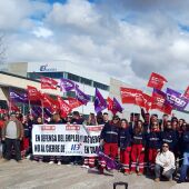 Los trabajadores de Tarancón en una de las jornadas de protesta