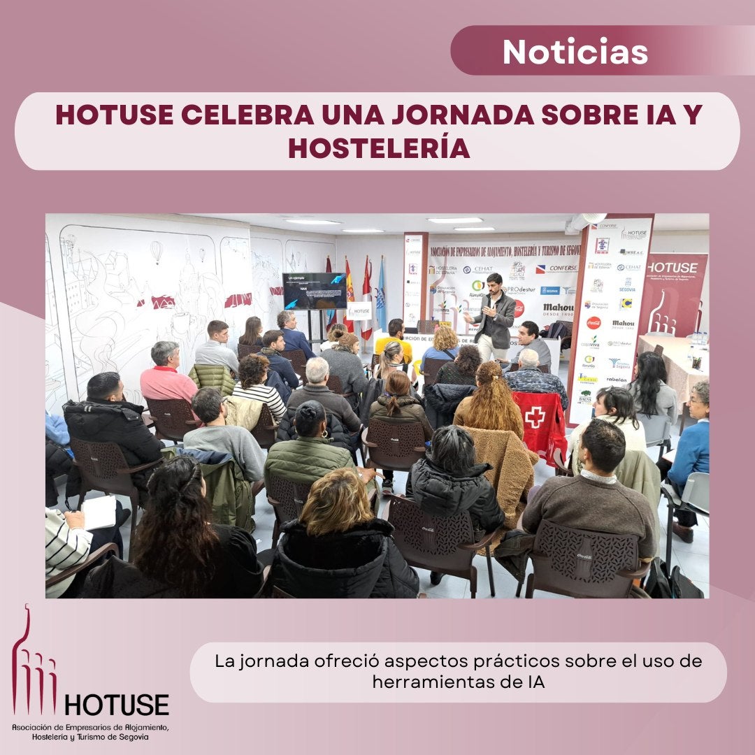 Satisfacción en Hotuse por la primera jornada de aplicación de la inteligencia artificial a la hostelería Satisfacción en Hotuse por la primera jornada de aplicación de la inteligencia artificial a la hostelería