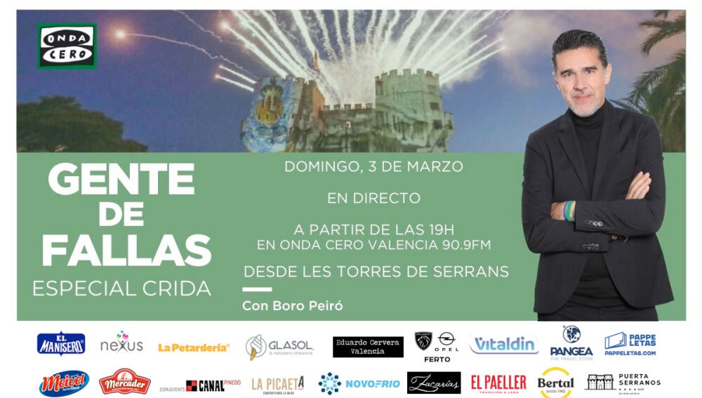 Gente de fallas en directo desde la Crida