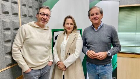 Julíán Vigara, María Luis Lucas y Antonio Navarro