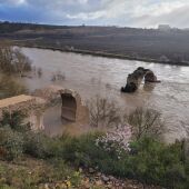 Crecida del río Ebro por La Rioja