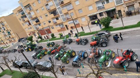 Una de las tractoradas del pasado 16 de febrero