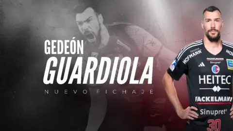 Nuevo fichaje Gedeón Guardiola Balonmano Nava