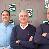 Manuel Rocamora, Javier Puebla y Alejandro Sarabia