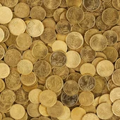 Monedes de 10 i 20 cèntims acumulades Monedes de 10 i 20 cèntims acumulades