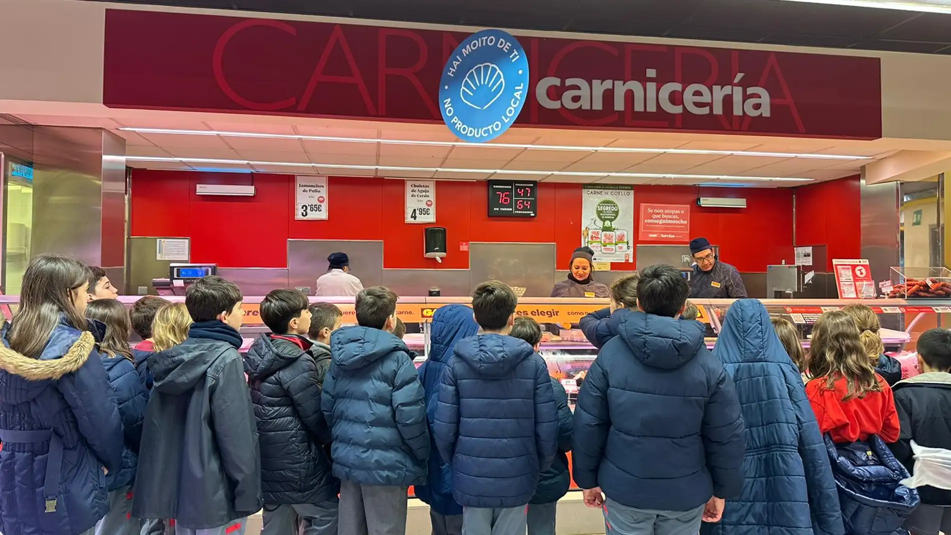 700 escolares aprenden sobre alimentación saudable nos supermercados Gadis