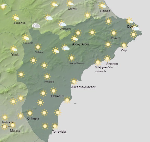 Marzo aterriza en Elche, Crevillent y Santa Pola con días con sol, viento y sensaciones frías Marzo aterriza en Elche, Crevillent y Santa Pola con días con sol, viento y sensaciones frías