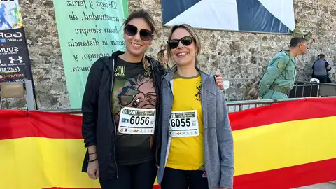 Las consejeras Nabila y Pilar en la VIII Cuna de la Legión Las consejeras Nabila y Pilar en la VIII Cuna de la Legión