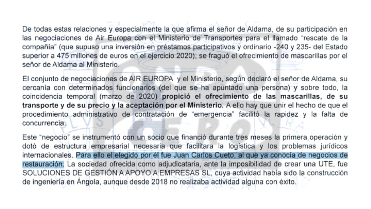 Hacienda apunta al rescate de Air Europa como el origen de los contratos del caso Koldo Hacienda apunta al rescate de Air Europa como el origen de los contratos del caso Koldo
