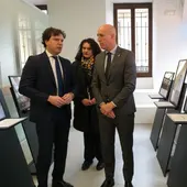 Juan Francisco Seco, Vera López y José Antonio Díez Juan Francisco Seco, Vera López y José Antonio Díez