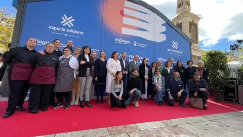 Inauguración del Espacio Solidario del Festival de Málaga Inauguración del Espacio Solidario del Festival de Málaga