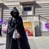 Feministas católicas reclamaban en una concentración en Badajoz "voz y voto" en la Iglesia y denunciaban los abusos